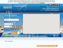 Tablet Screenshot of klubszkwal.charternavigator.pl